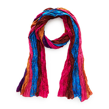 Jewel Toned Sari Scarf