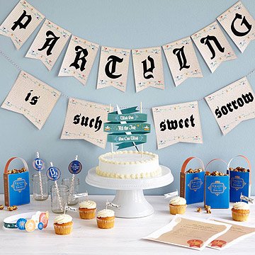 Printable Party Kit - Shakespearean Soiree