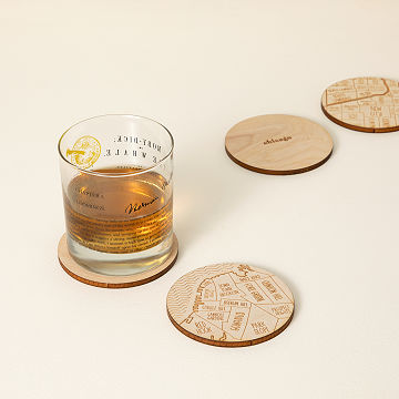 Neighborwoods Map Coasters