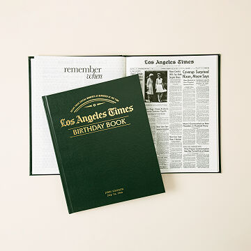 LA Times Custom Birthday Book