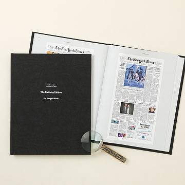 New York Times Custom Birthday Book