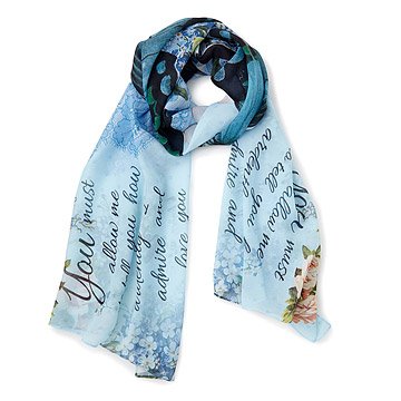 Pride and Prejudice Illustration Scarf