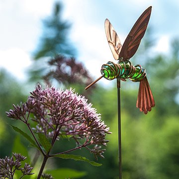 Humphrey the Hovering Hummingbird Stake
