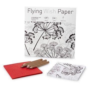 Dandelion Flying Wish Paper