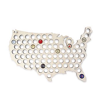 Beer Cap Map USA