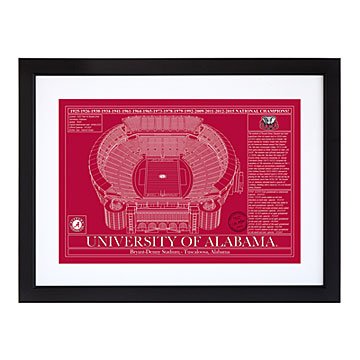 Large College Football Stadium Blueprint