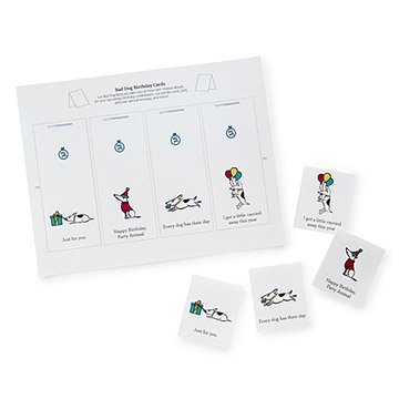 Printable Bad Dog Birthday Cards