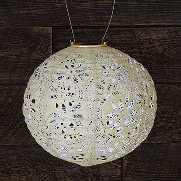 Pearl Globe Solar Lantern
