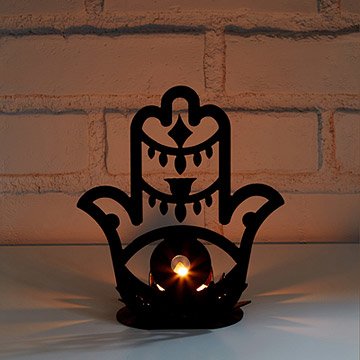 Hamsa Tealight Holder