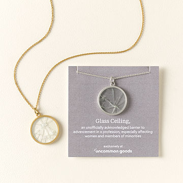 Shattered Glass Ceiling Necklace