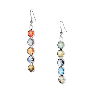 Solar System Mismatched Earrings