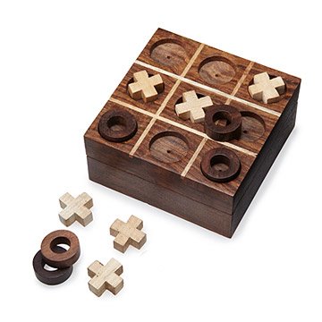 Wooden Tic Tac Toe Set
