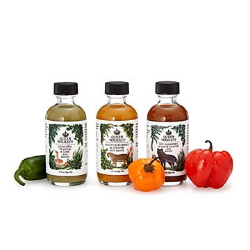 Trio of Travel-Sized Hot Sauces