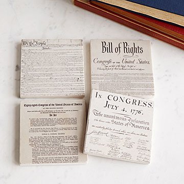 Democracy Coasters - Set of 4