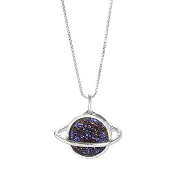 Saturn Sparkles Necklace