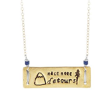 Make More Detours Necklace