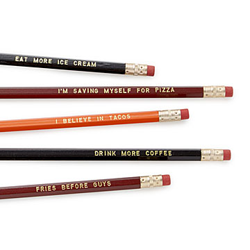 Foodie Pencil Set