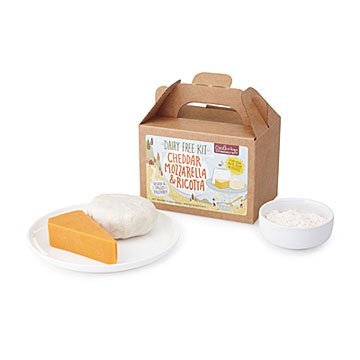 Dairy Free Cheddar, Mozzarella and Ricotta Kit