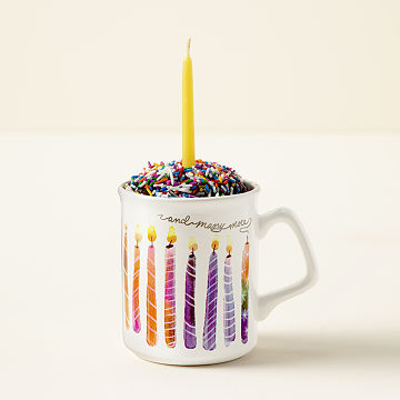 Birthday Cake in a Mug