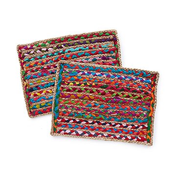 Festive Sari Placemat Set