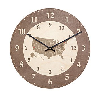 Love Goes the Distance Time Zone Clock