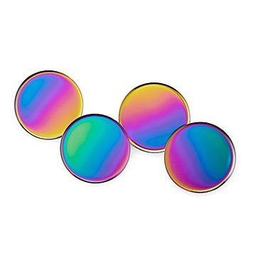 Iridescent Coasters - Set of 4