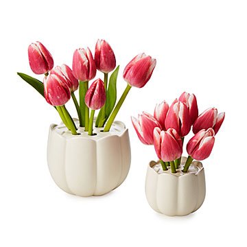 Ceramic Tulip Flower Vase