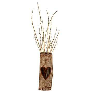 Sandalwood Heart Vase