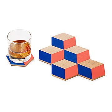 Optical Illusion Coasters - Set of 6