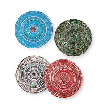Recycled Paper Coaster Set