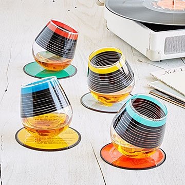 Rocking Record Glasses