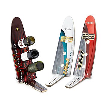 Upcycled Water Ski Wine Rack
