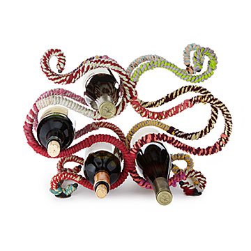 Reclaimed Sari Wine Rack